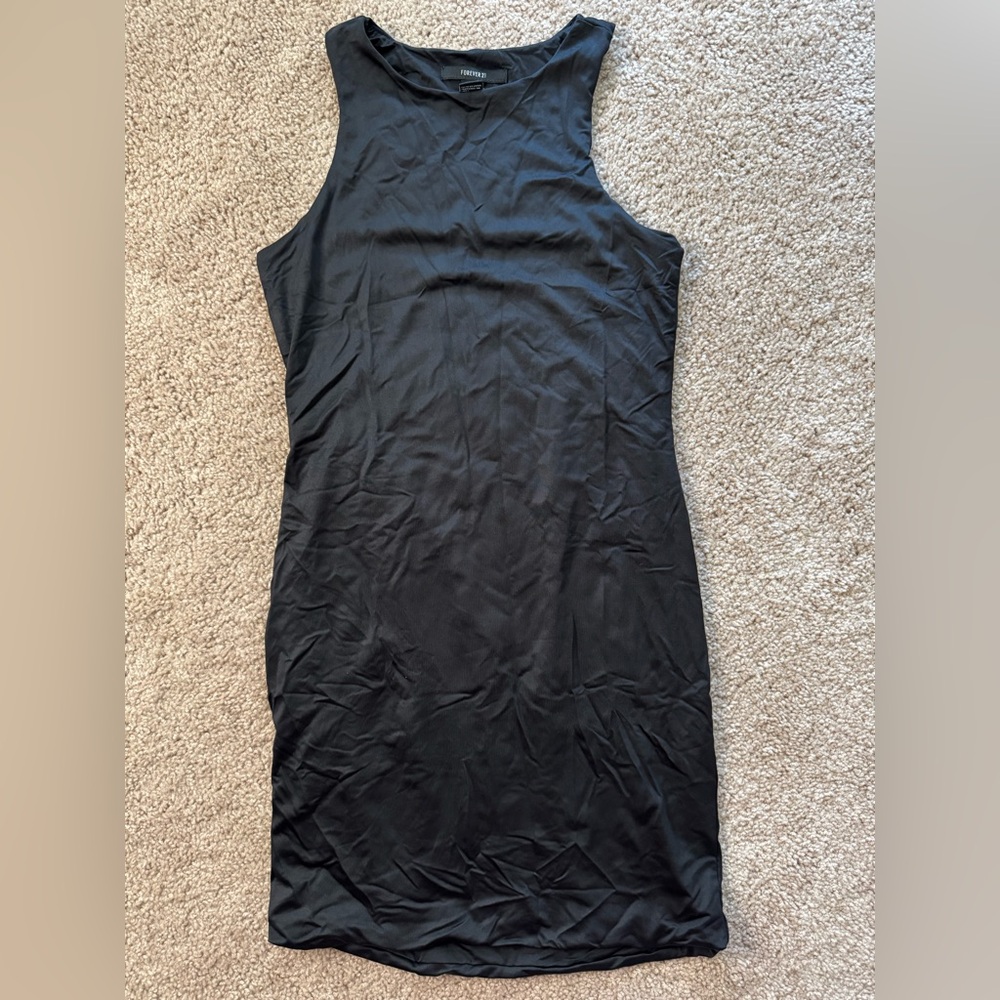 Forever 21 Classic Black Midi Dress